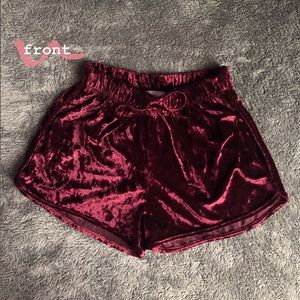 Lunachix Velvet Shorts